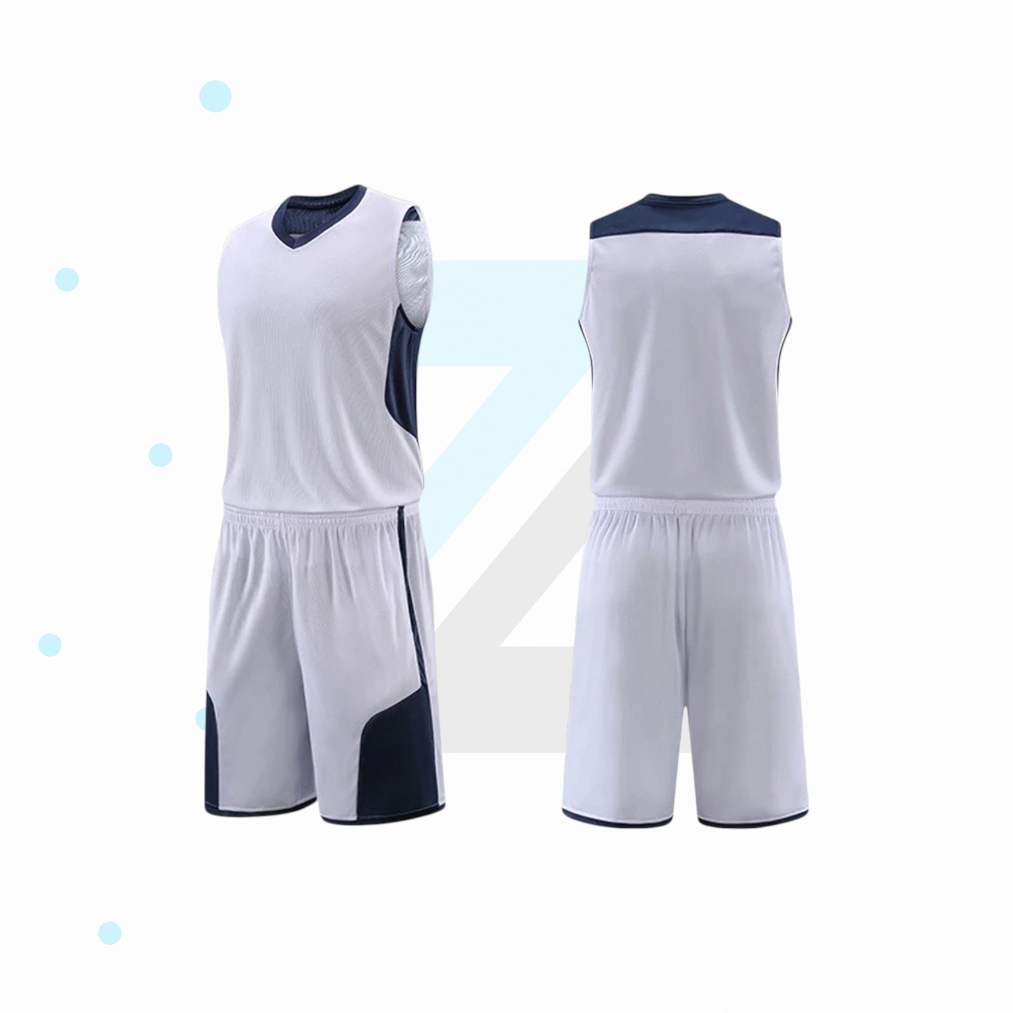 Pro Court Basketball Uniform | Performance Jersey & Shorts | Custom Athletic Wear angle 4